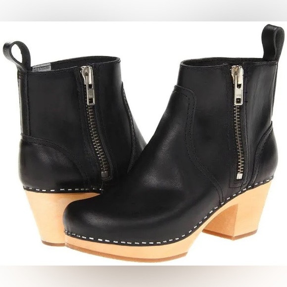 COPY - Swedish Hasbeens zip it emy clog boots - Picture 2 of 9